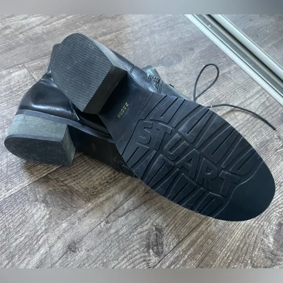 Stuart Weitzman Lace-Up Booties - Picture 3 of 8